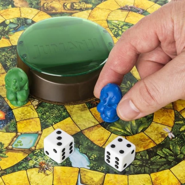 Jumanji the game - SPIN MASTER - Retro Edition - Brädspel för hela familjen eller mellan vuxna Flerfärgad