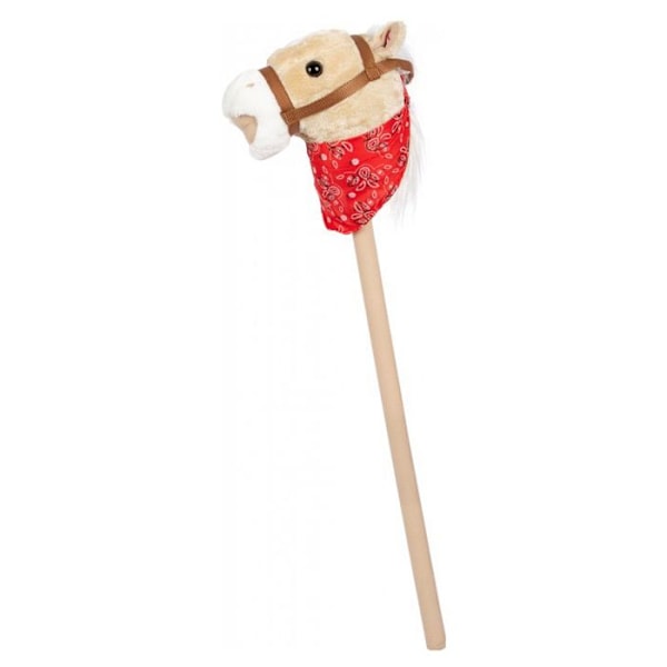 Plyschhästleksak - Small foot Legler - Rocky - Mixed - 82 x 27 cm - Från 3 år Brunt, vitt och rött