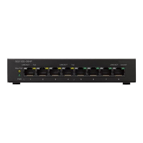 Cisco Small Business SG110D-08HP - 8-portsswitch