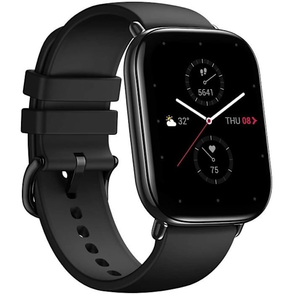 Zepp armbandsur - Amazfit E Square Onyx Black - Amazfit E Square Connected Watch 5 ATM SpO2 Sports Watch Black