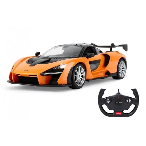 Elbil för barn - JAMARA - MCLAREN SENNA CAR - Orange Orange