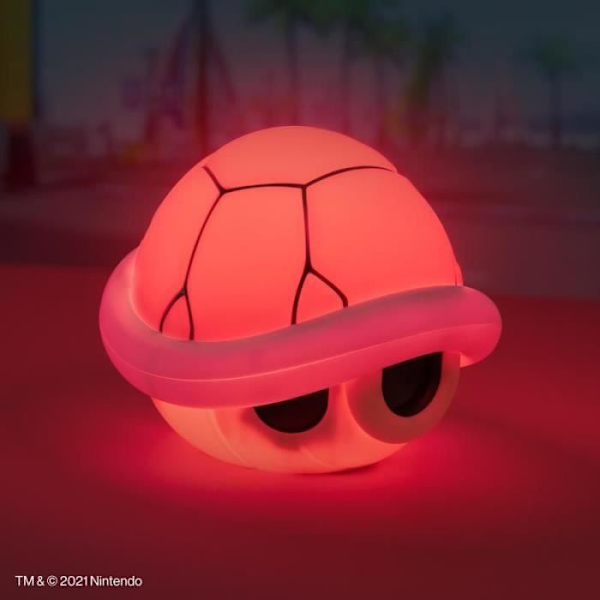 Super Mario Red Shell Unisex Flerfärgad sänglampa