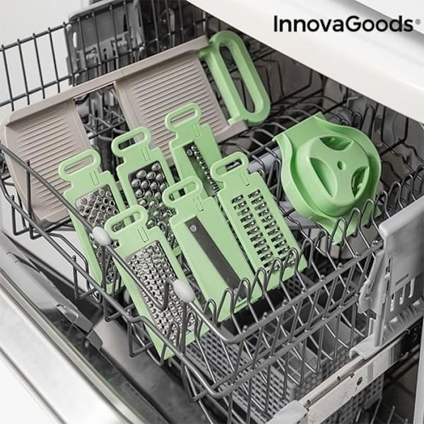 Choppie InnovaGoods 6-i-1 hopfällbart mandolinrivjärn