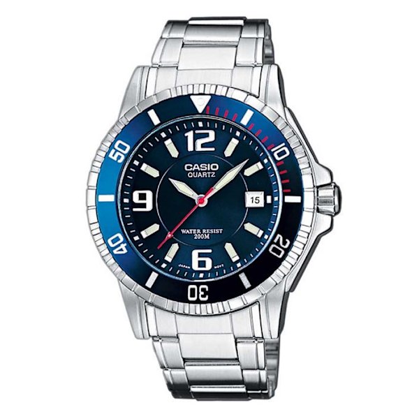 CASIO BASIC klocka i grått rostfritt stål Grå