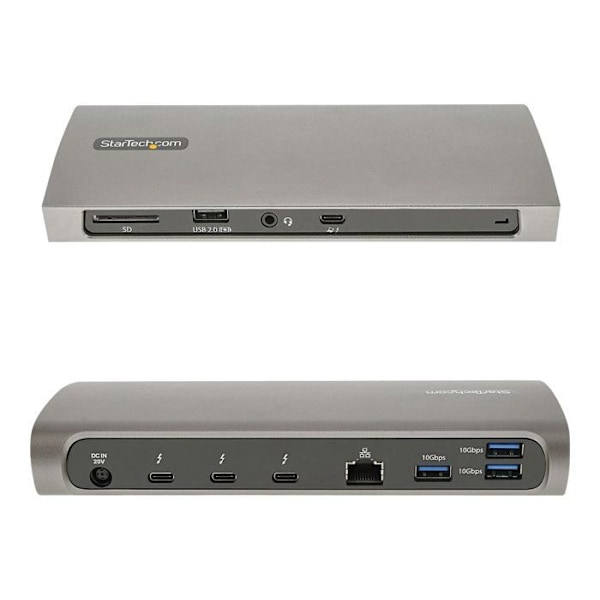 USB-hubb - Startech - TB4CDOCKUE - Thunderbolt 4 - 11 portar - 10 Gbit/s