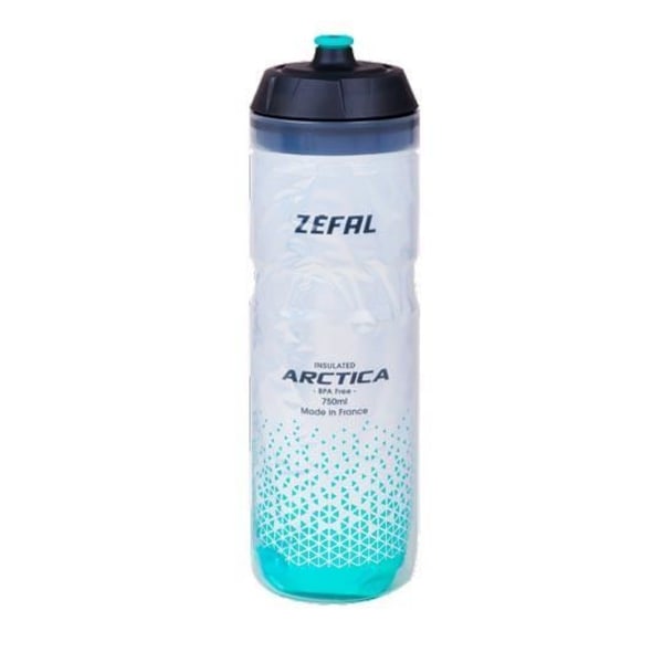 Isolerad flaska - Zefal - Arctica 75 - 750ml - Silver/Blå - Isolerad i 2h30 Silver/Blå