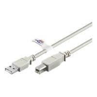USB-kabel - GOOBAY - 2 m - USB typ A (M) - USB typ B (M) - Hi-Speed USB - Grå