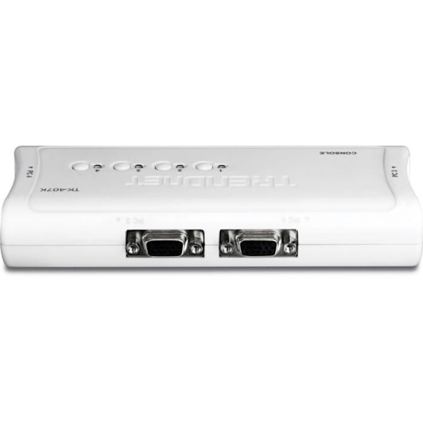 TRENDnet TK-407K KVM 4 USB VGA-portar + 4 kablar