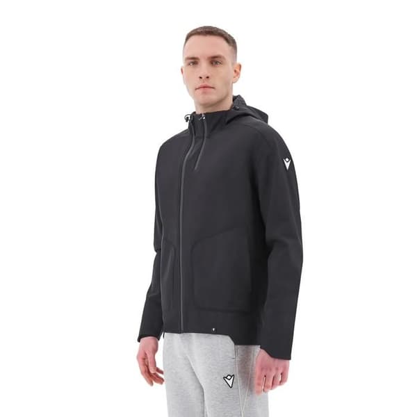 Macron Tomtor mjukshell hoodie - svart svart S