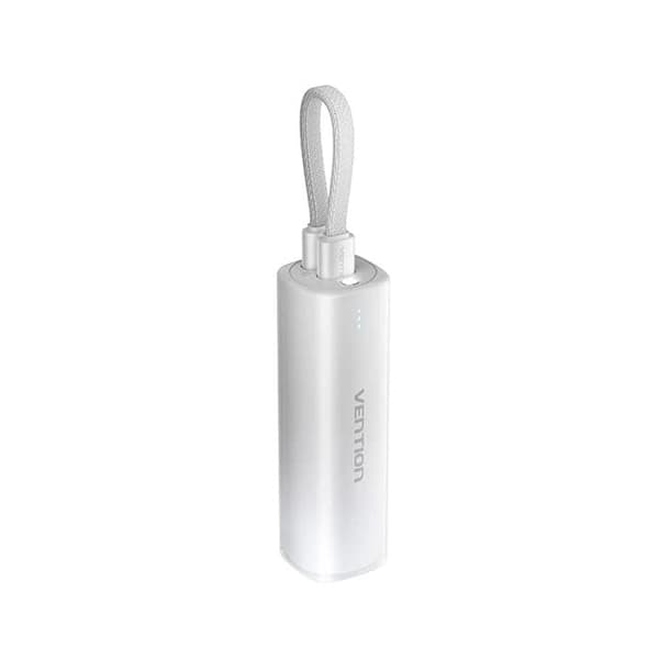 Bärbar batteri - VENTION - FHWM0 - 5000mAh - Typ-C - Lightning - Grå Grå