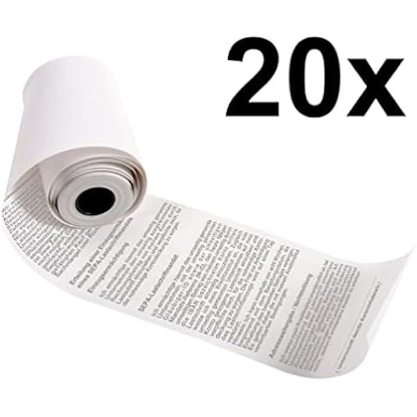 Termorullar - EXACOMPTA - 40642DE - Paket med 20 - Bredd 57 mm - Längd 9 m - Diameter 12 mm Paket om 20