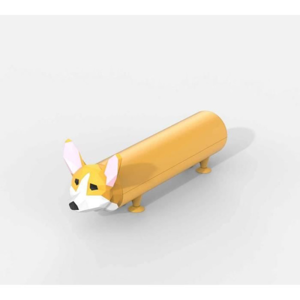 Batteri Power Pets - MOB - 4800 mAh - Gul - Laddar Smartphone - Sugkoppar Gul