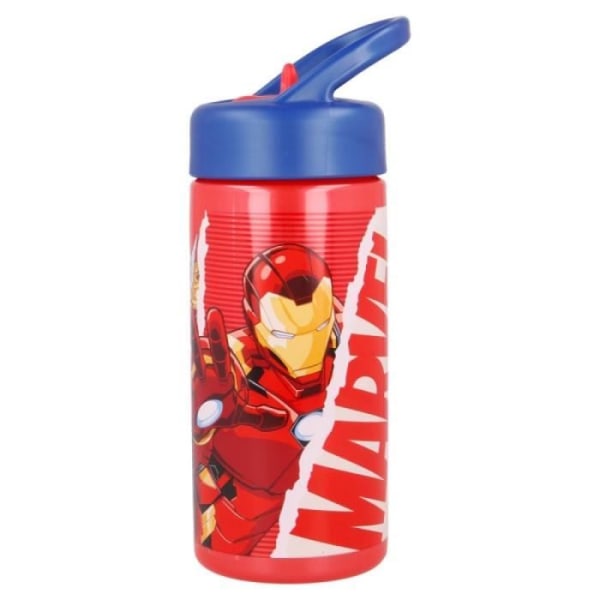 Barns halmvattenflaska Avengers - flerfärgad - 410 ml