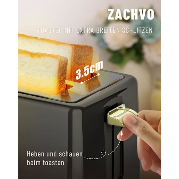Brödrost - toaster Zachvo - MT-01-B-DE