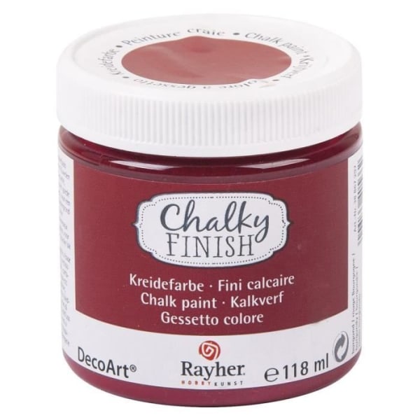 Kritfärg (Chalky Finish) - Vinröd - 118 ml - Rayher Rouge