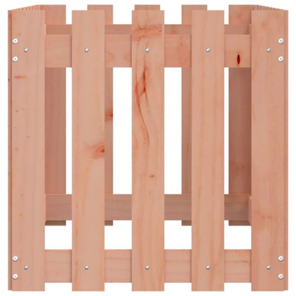 vidaXL Garden Raised Bed Staket Design Solid Douglas Wood 832480