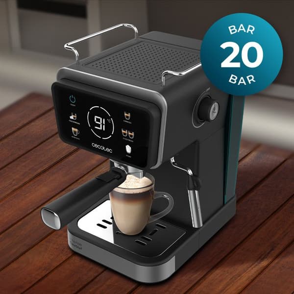 Cecotec Espresso-maskin Power Espresso Touch ColdBrew. Pekskärm, ColdBrew-system, Pump 20 Bar, Ångmunstycke