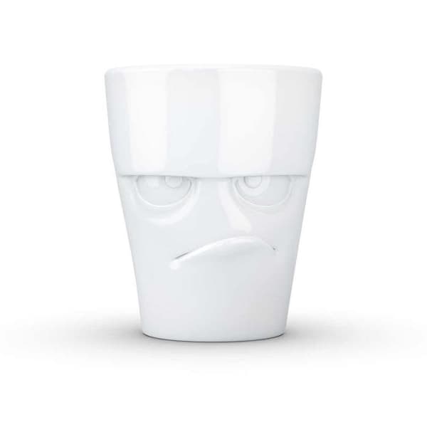 Mugg - Tassar - Grognon - Porslin - Vit - Rund