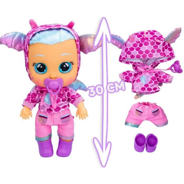 Cry Babies Doll Dressy Fantasy Bruny - Från 18 månader Rosa