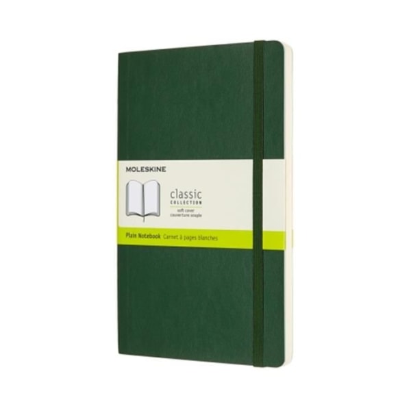 Moleskine Notebook Plain Neutro Large Verde Mirto Hard