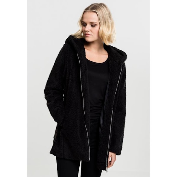 Parks för kvinnor - Urban Classics - Herpa - Långa ärmar - Huva - 100% Polyester svart S