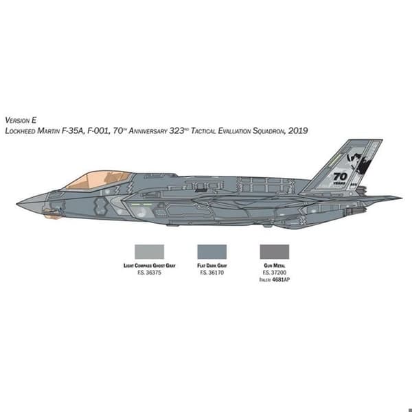 Modellflygplan: Lockheed Martin F-35A Lightning II CTOL