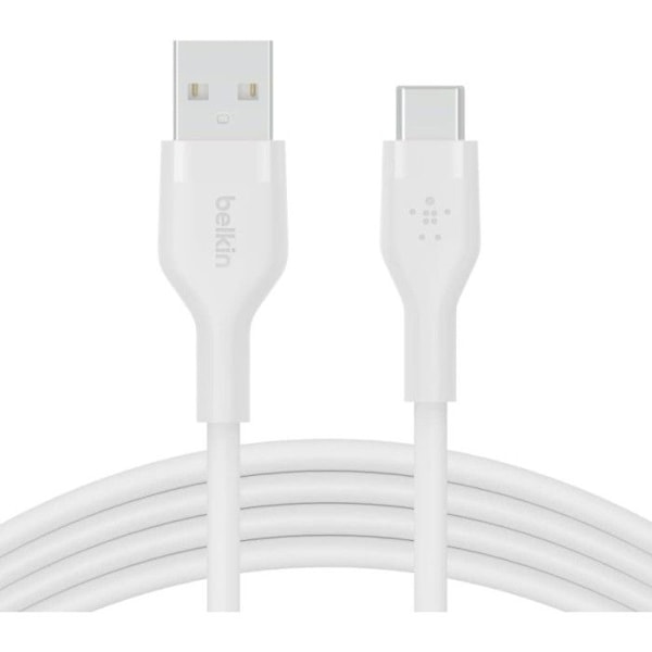 USB-kabel - Belkin - USB-A till USB-C - 2M - Silikon - Dataöverföring