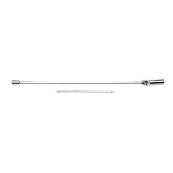 Teng verktyg - 178800108 - Lång tändstift nyckel 3/8 med tvärknapp ()