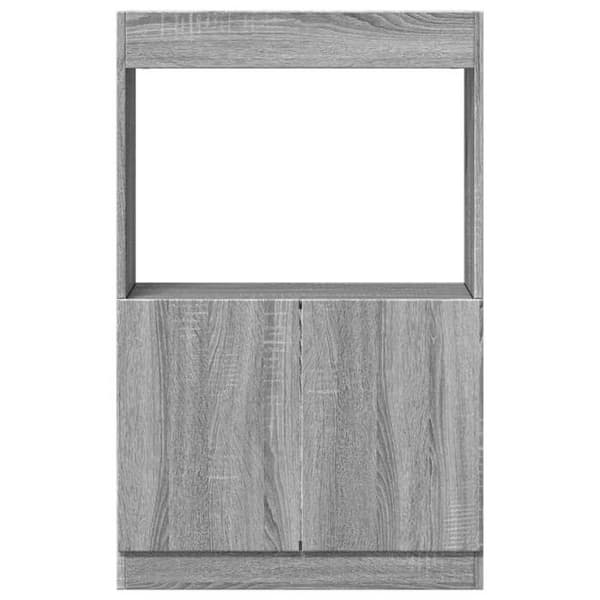 vidaXL Buffé hög sonoma grå 63x33x100 cm ingenjörsträ 855102