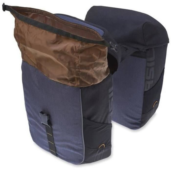 BASIL Miles bagageväska - 32l blå/svart - Polyester - Krok Mörkblå