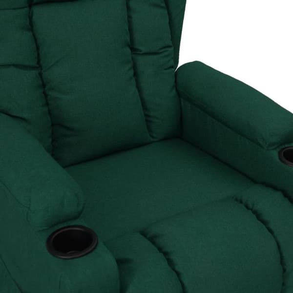 Mörkgrön Recliner Stol Tyg