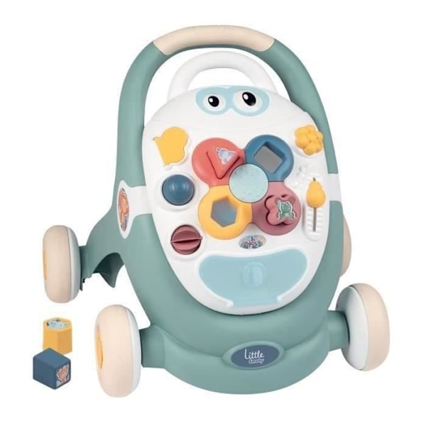 Smoby - Little Smoby - Trotty 3 in 1 Vattengrönt, vitt