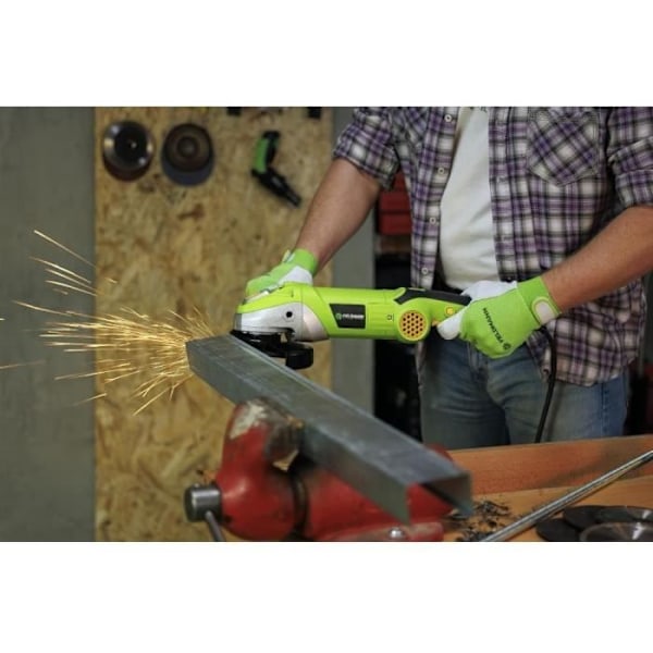 Vinkelslipmaskin - FIELDMANN - FDB 201401-E - 1400 W - 150 mm - Justerbar hastighet upp till 8600 varv/min.