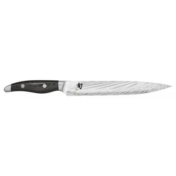 Kökkniv Kai Shun Nagare - Skärare 23cm - Damaskusblad