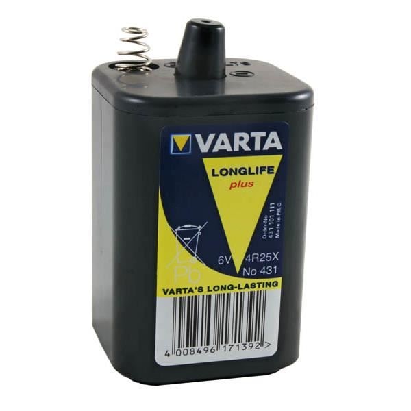 Batteri 430 Zink-klorid 4R25X Lykta Batteri 6 V - VARTA - 430101111