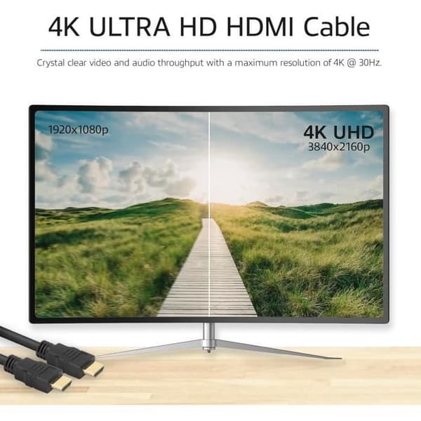 HDMI-kabel - ACT - AK3918 - 15m - 4K - 18 Gbps med Ethernet