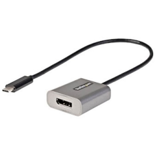 StarTech.com - CDP2DPEC - USB C till DisplayPort-adapter - USB-C 8K/4K 60Hz till DP 1.4-dongel Svart, Grå