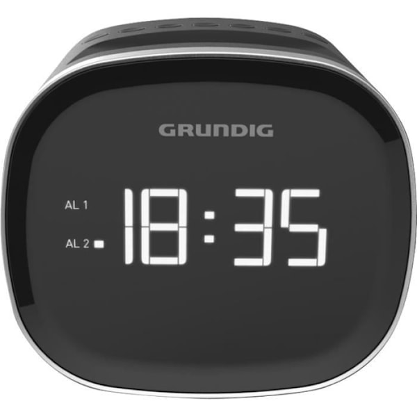 Grundig Sonoclock 2000, Klocka, Digital, AM,FM, 1,5 W, LED, Svart