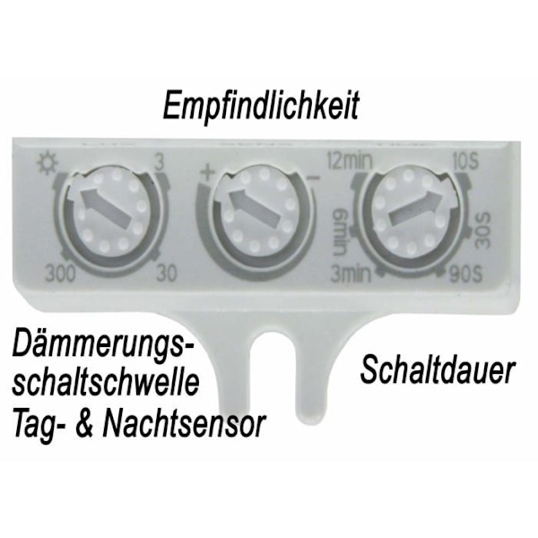 Rörelsedetektor - Chilitec fotocell - 22426 - HF Bewegungsmelder "CBM extend" 180/360