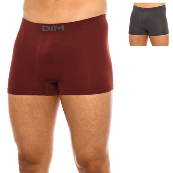 Basic sömlösa kalsonger för män Unno, 2-pack D05HH-Mörkgrå Granatgrå M