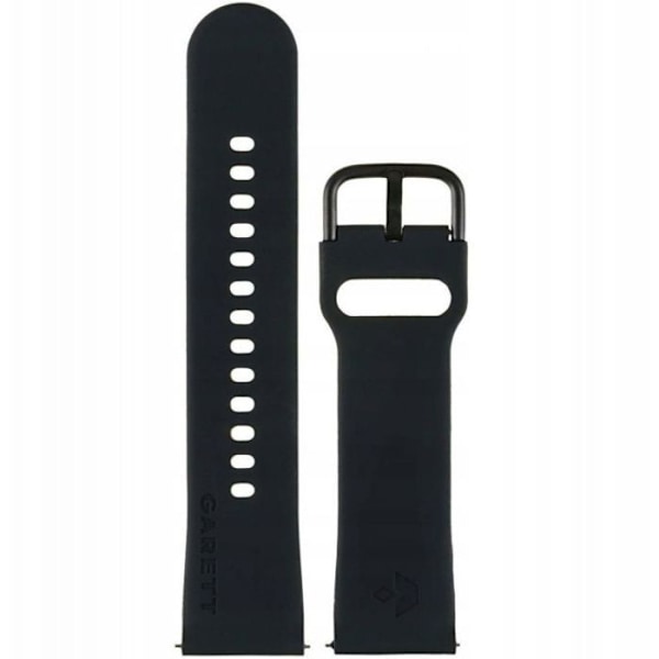 Armbandsur säljs separat Garett universellt armband i svart silikon 22 mm