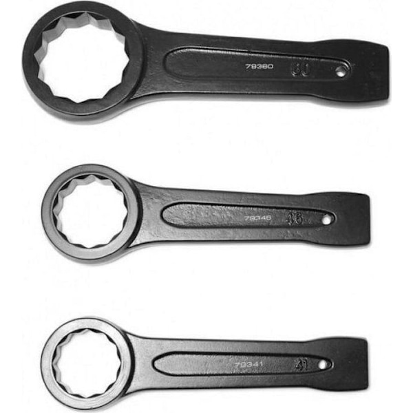 Cle a tube - cle a pipe - cle a pipe debouchee Jcb - JCB-79330 - CLÃ Ã ANNEAU POUR TARAUDER 30mm