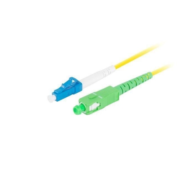 Fiberoptisk patchkabel Sm Lc-Upc-Sc-Apc Simplex 3.0Mm 2M gul