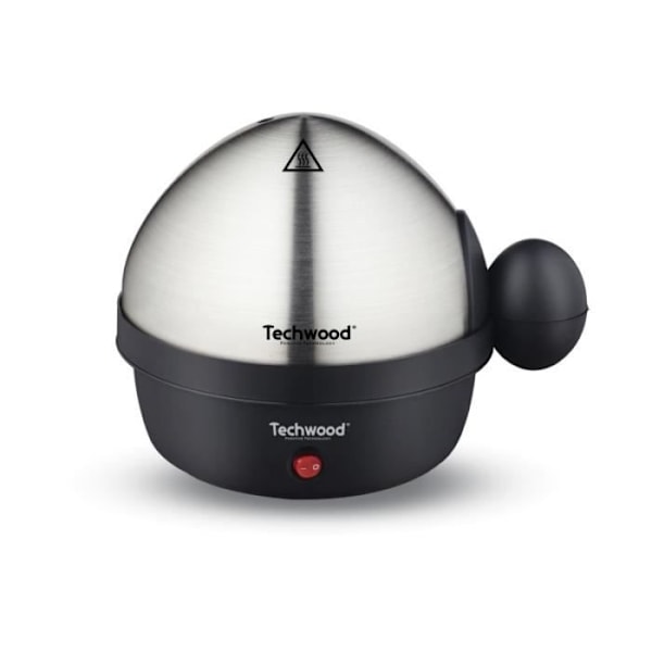 Äggkokare - TECHWOOD - Lagar 7 mjukkokta ägg - Lagar 4 stekta ägg - Rostfritt stål - 350W Rostfritt stål