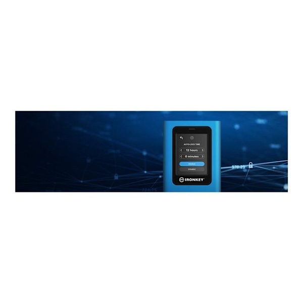 Extern hårddisk - KINGSONG - IronKey Vault Privacy 80 - 1.9 To - USB-C - Avancerat skydd