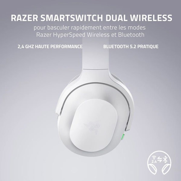 Hörlurar - Razer - Barracuda Mercury - Vit - Trådad - One Size