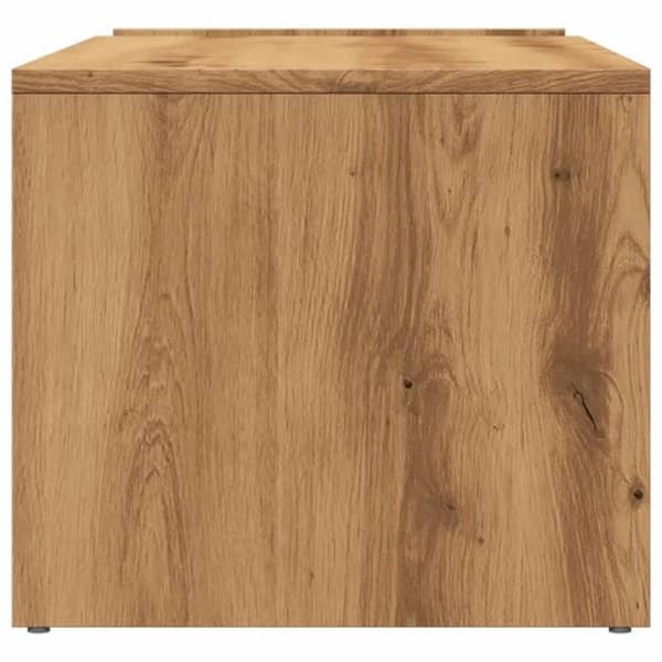 vidaXL Soffbord ek artisanal 90x45x35 cm ingeniörsträ 856057