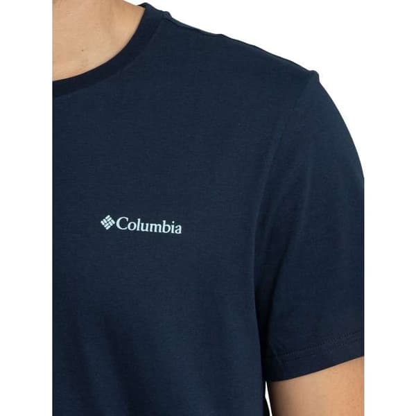 T-shirt med CSC-logotyp - Columbia Blå S