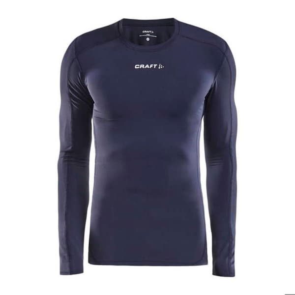 Craft pro control LS kompressionströja Vit S