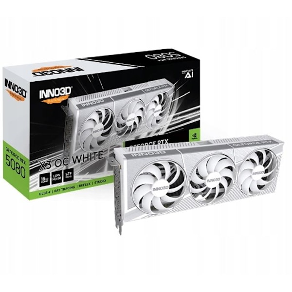 Grafikkort - Inno3D - GeForce RTX 5080 - 16 GB GDDR7 - 256 bit - DLSS 4